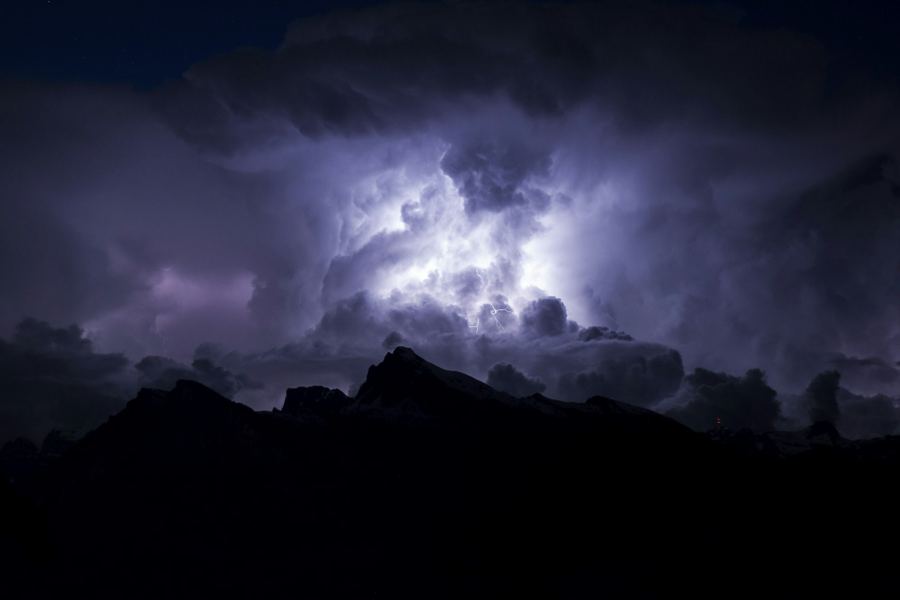 Gewitterhimmel, Beispielbild aus der App
